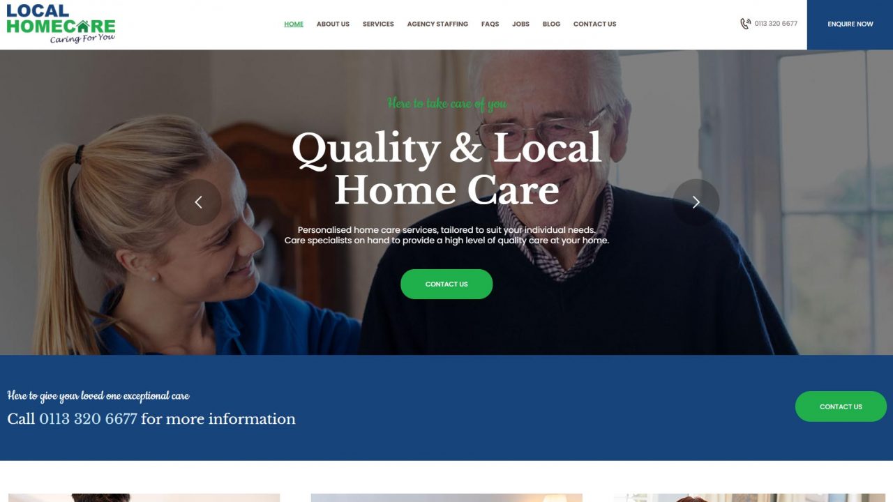 local-homecare-website-development