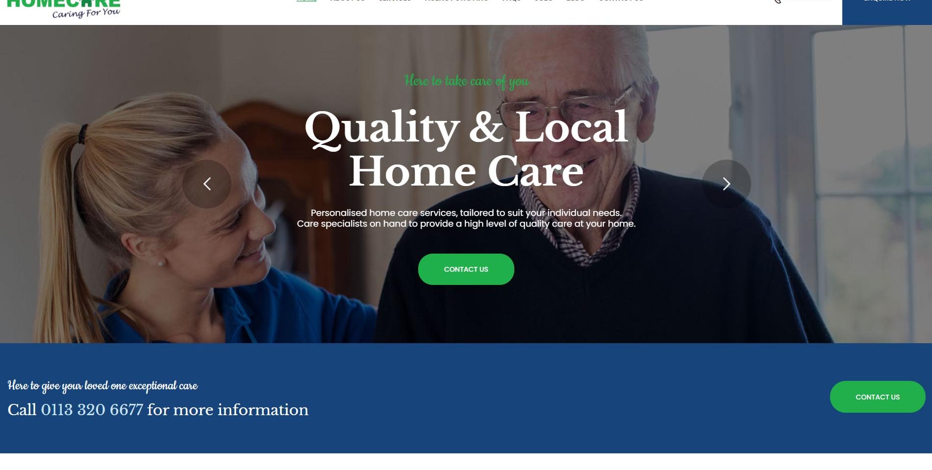 local-homecare-website-development
